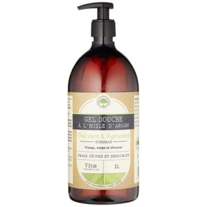 Vitae Cosmetics Shower Gel Surgras Green Tea Citrus 1L 500ml