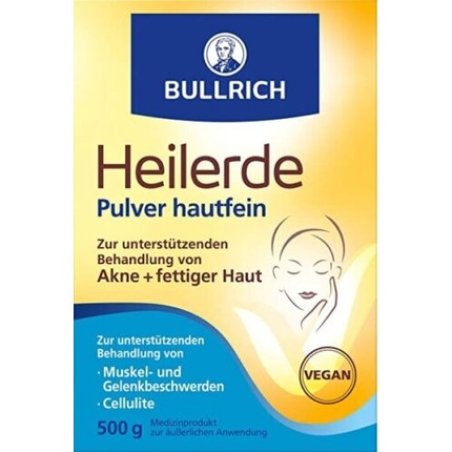 Bullrich Healing Clay Powder Skin-Fine 500g