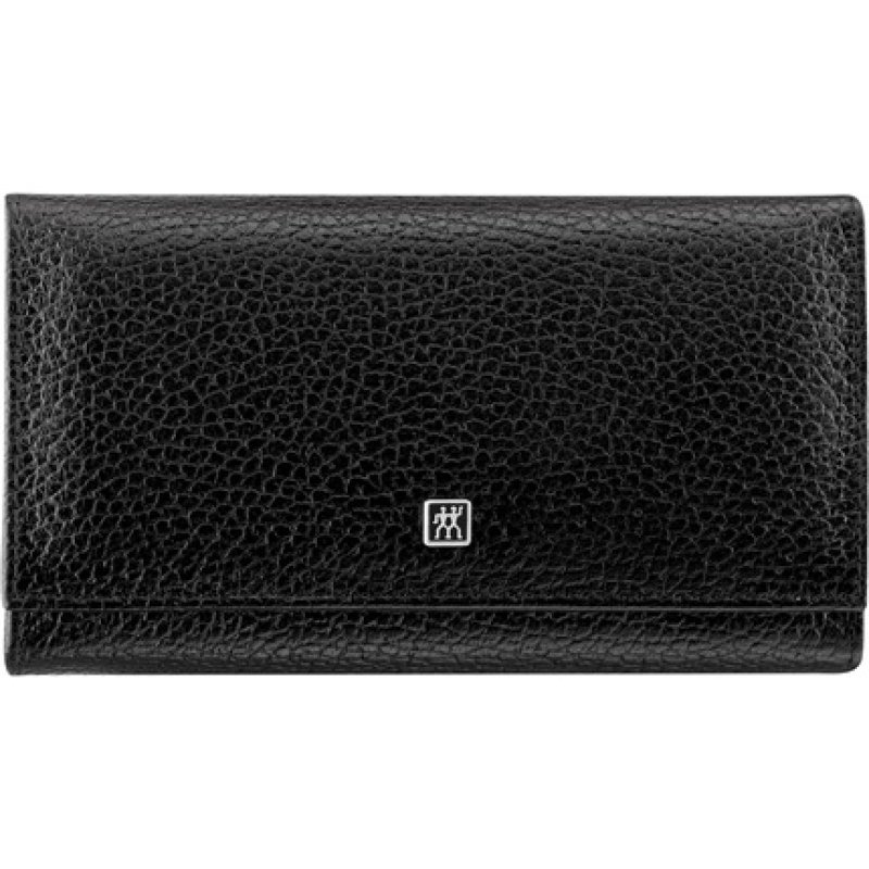 ZWILLING Manicure and Pedicure Set Travel Case Set Nail Care Leather 7 Pieces Black