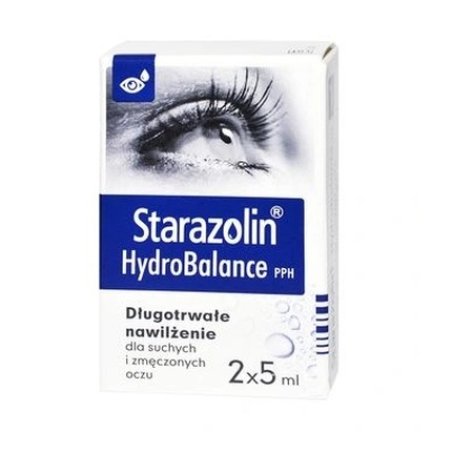 Starazolin Hydrobalance Pph Eye Drops - 2x 5 Ml - Long Expiry Date