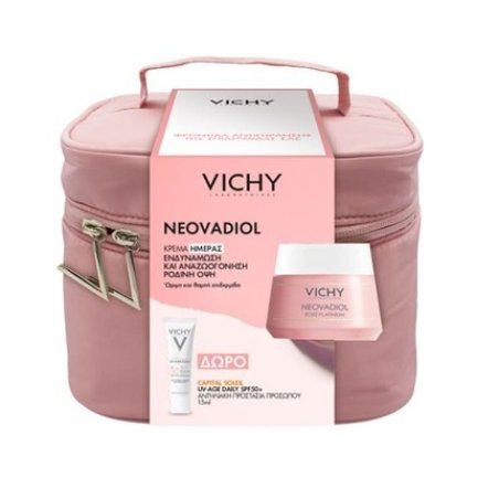 Vichy Neovadiol Rose Platinum Day Cream 50ml & Capital Soleil Uv-Age Daily Spf 50 15ml