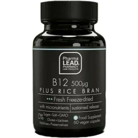 Pharmalead Black Range B12 500g Plus Rice Bran For Normal Psychological Functioning - 60 Capsules