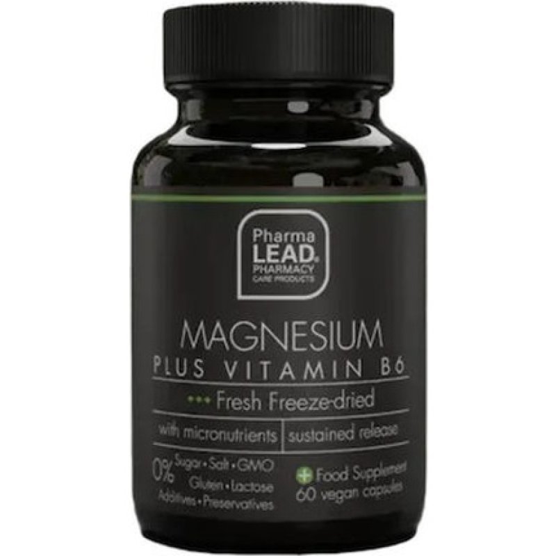 Pharmalead Magnesium Plus Vitamin B6 - 60 Capsules