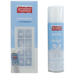 Goodmark Deco Snow Spray 150ml With 8 Window Templates