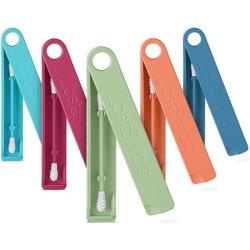 LastSwab Reusable Buds Swabs for Ear Cleaning with Travel Case Holder - Green