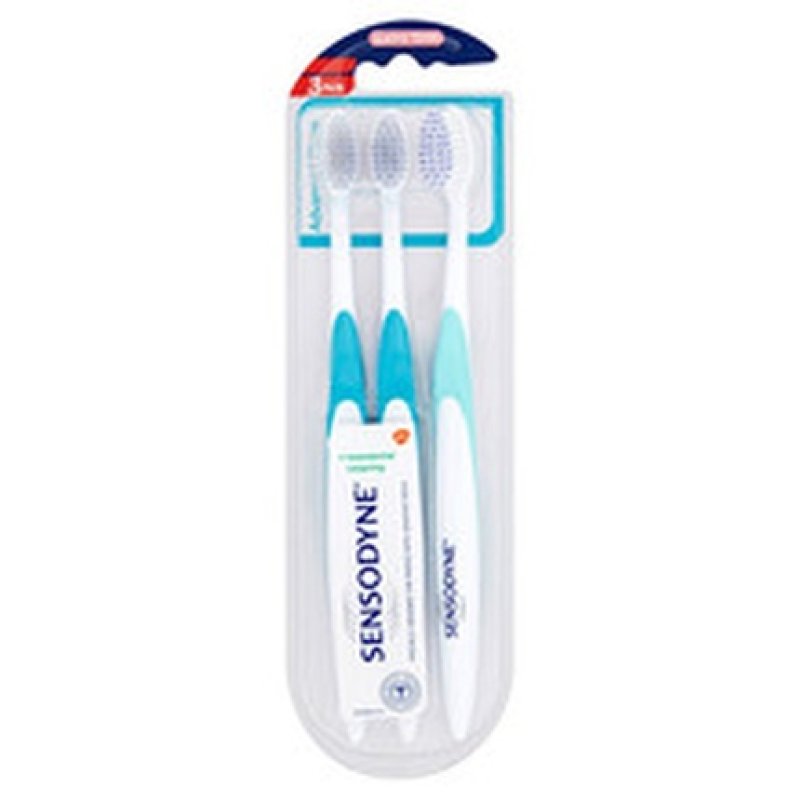 Sensodyne Extra Soft Gentle Clean Extra Soft Toothbrush 3 Pieces
