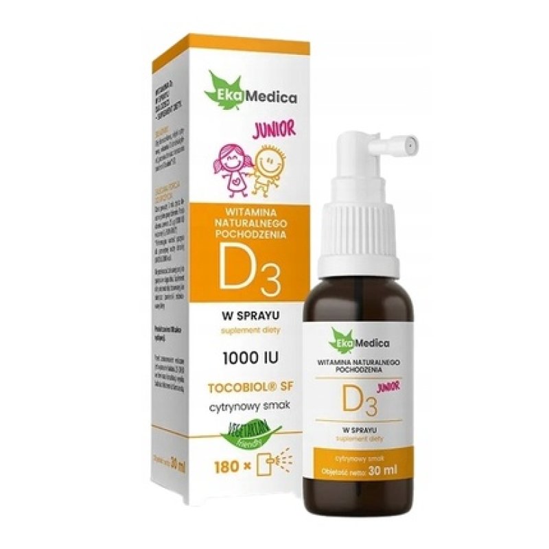 Ekamedica Vitamin D3 Junior Spray 30 Ml