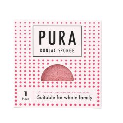 Sister Young Pura Konjac Sponge Pink Facial Cleansing Sponge