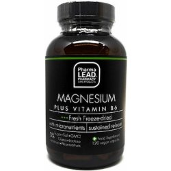Pharmalead Black Range Magnesium Plus Vitamin B6 120 Capsules