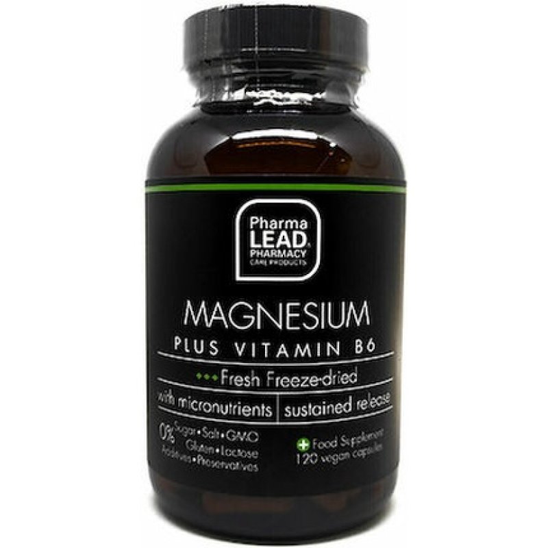 Pharmalead Black Range Magnesium Plus Vitamin B6 120 Capsules