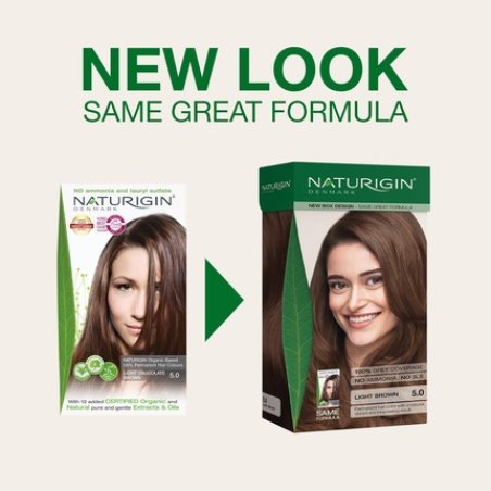 Naturigin Light Brown Permanent Hair Dye 50 - Natural Colour