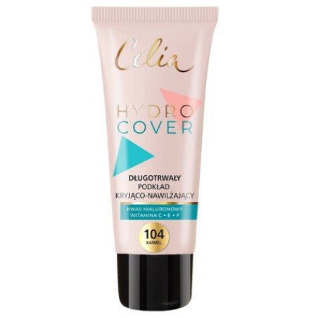 Celia Hydro Cover Concealing And Moisturizing Foundation 104 Caramel 30ml