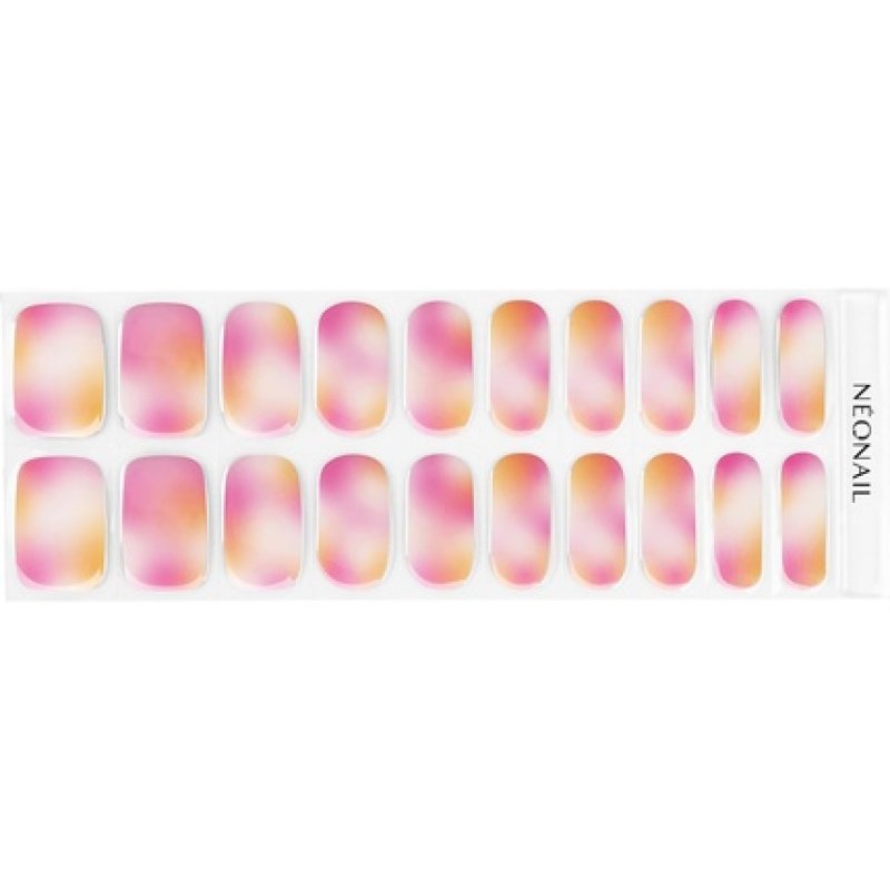 Nonail Nail Foil UV Curing Gel Stickers Easy On UV Gel Strips