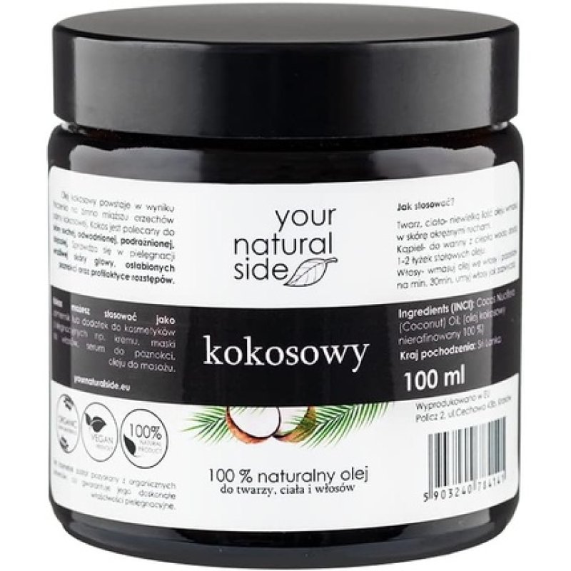 Your Natural Side Coconut Cosmetic Oil Cocos Nucifera 100ml