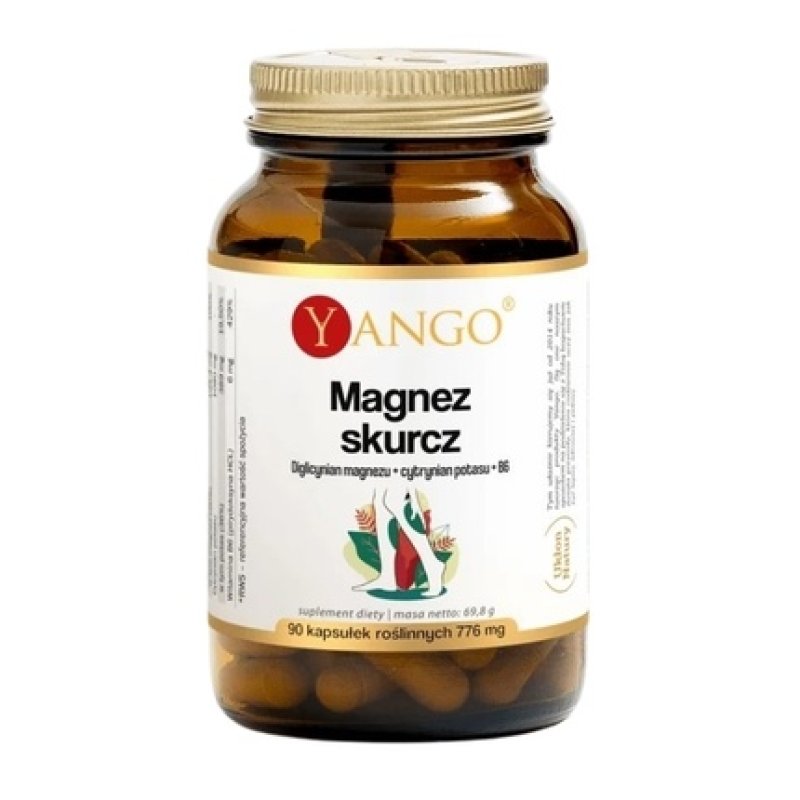 Yango Magnesium Cramps 90 Capsules Supports Muscle Function And Reduces Cramps