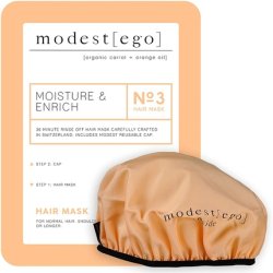 Modest Ego Moisturising and Nourishing Hair Mask with Organic Carrot and Orange Peel 20ml