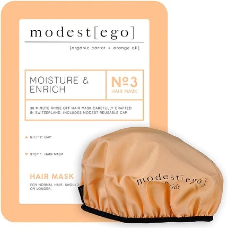 Modest Ego Moisturising and Nourishing Hair Mask with Organic Carrot and Orange Peel 20ml