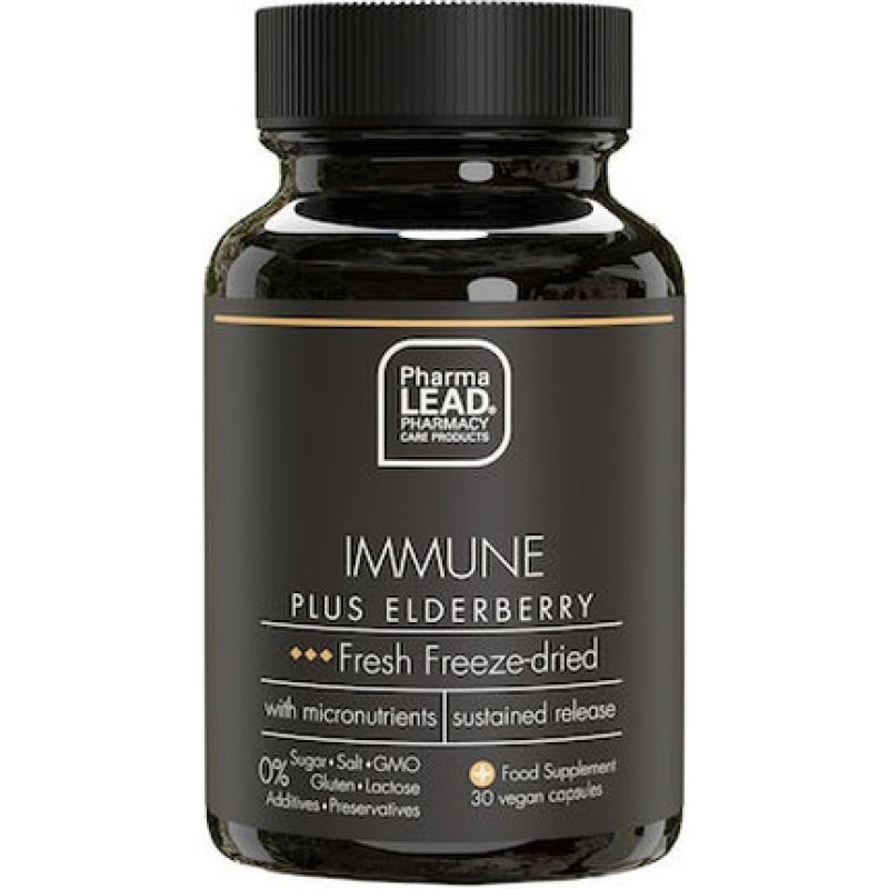 Pharmalead Black Range Immune Plus Elderberry - 30 Plant Capsules