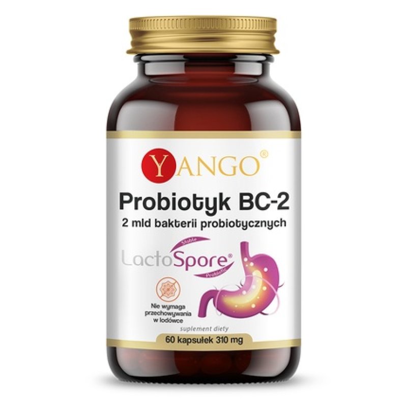 Yango Probiotic Bc-2 - 60 Capsules For Long Term Use