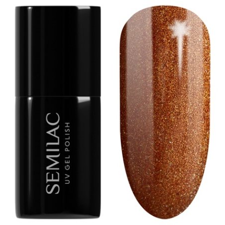 Semilac UV Nail Polish 944 Glazed Cinnamon 7ml