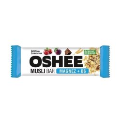 Oshee Musli Bar Dietary Supplement Cereal Bar Plum Cranberry 40g