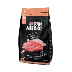 Pan Meat Veal with Turkey Dry Food for Dogs 3kg