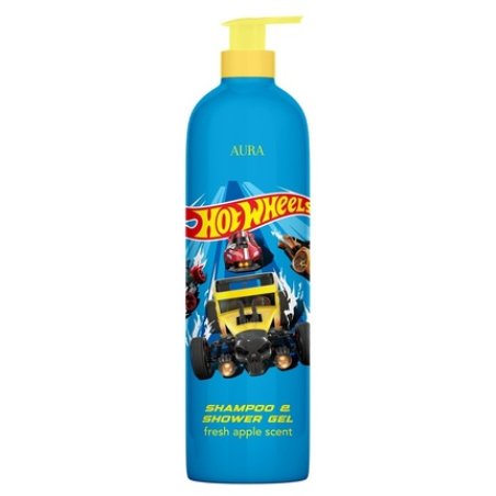 Aura Hot Wheels Shampoo & Shower Gel Fresh Apple 1000ml