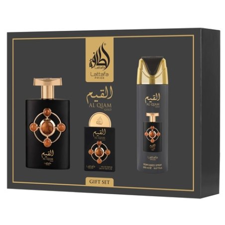 Lattafa Pride Al Qiam Gold Eau De Parfum 100 Ml Eau De Parfum 20 Ml Deodorant 200 Ml
