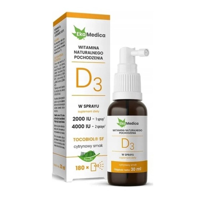 Ekamedica Vitamin D3 Spray 30 Ml