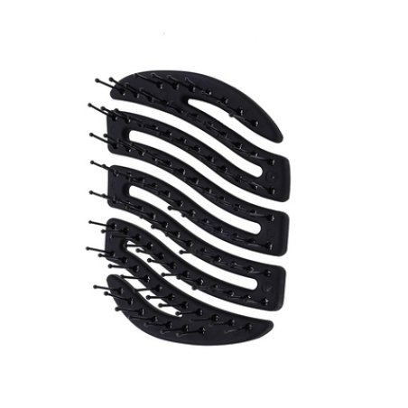 Sister Young Mila Pocket Hair Brush Small Hair Brush Black