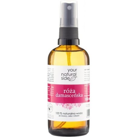 Your Natural Side Rose Damascus Water Hydrolate 100ml Pink Damask