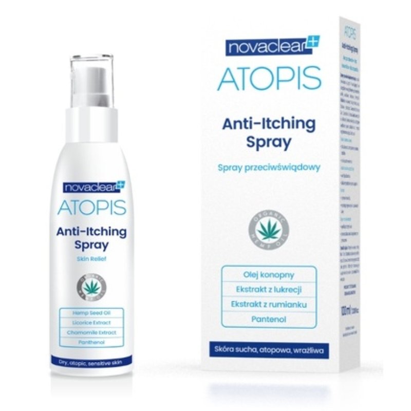 Novaclear Atopis Anti-Itch Rapid-Relief Soothing Spray For Skin Irritations - 100ml