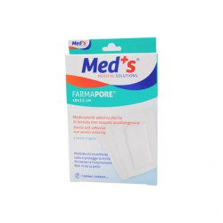 Farmac Zabban Med's Farmapore Adhesive Sterile Hypoallergenic Dressing 10cm X 15cm