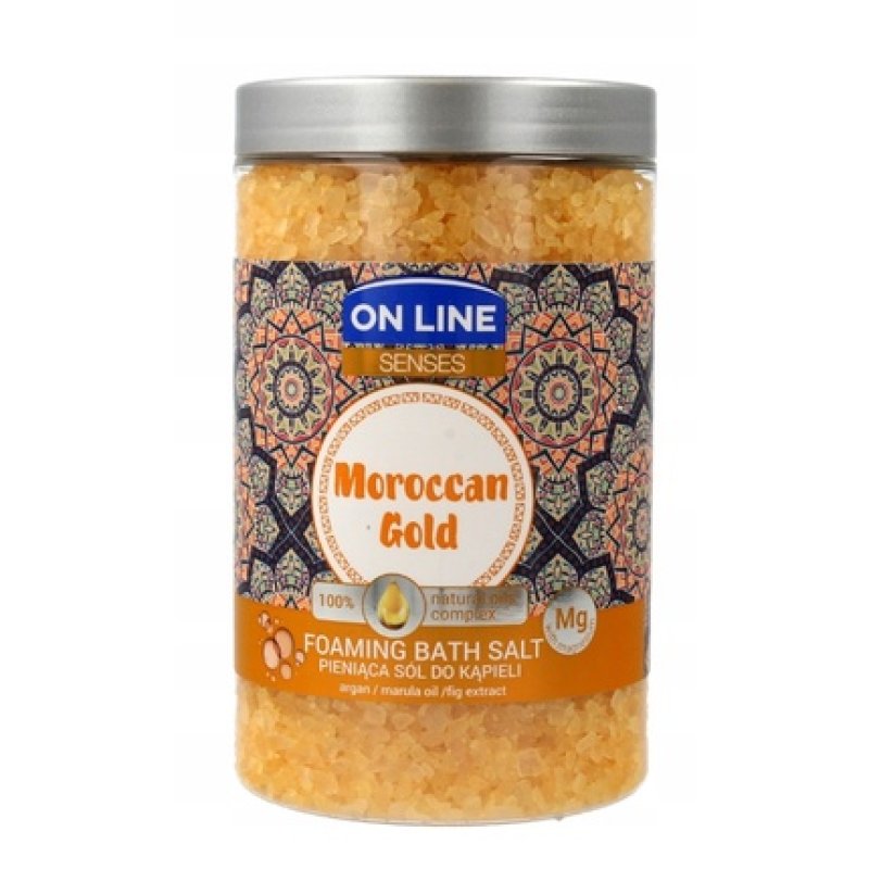 On Line Moroccan Gold Bath Foam Salt 480 G