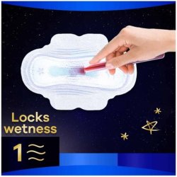 Always Ultra Night Size 4 With Wings 8 Pack