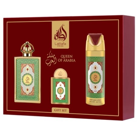Lattafa Pride Queen Of Arabia Eau De Parfum 100 Ml Eau De Parfum 20 Ml Deodorant 200 Ml