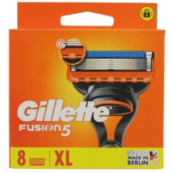 Gillette Fusion 8pc Blades High Performance Shaving Blades