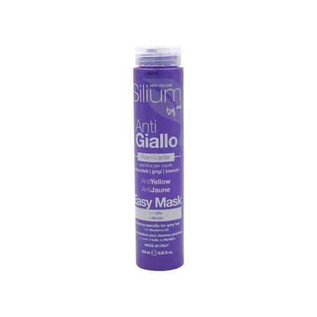 Carma Italia Silium Easy Mask Anti Yellow Revitalizing For Gray Hair 250 Ml