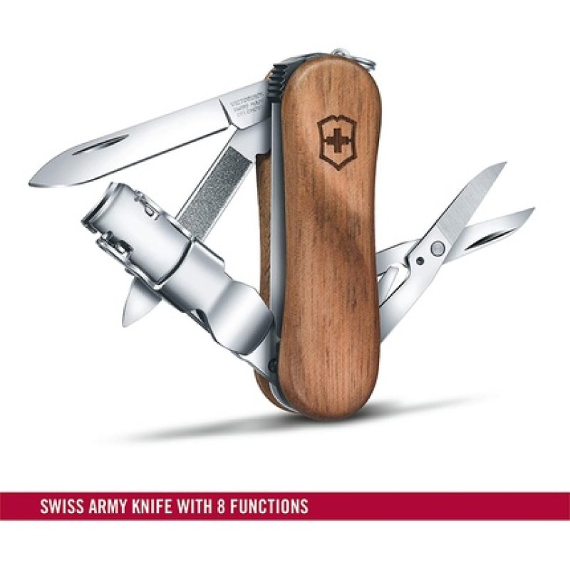 Victorinox Nail Clipper Standard Walnut Wood
