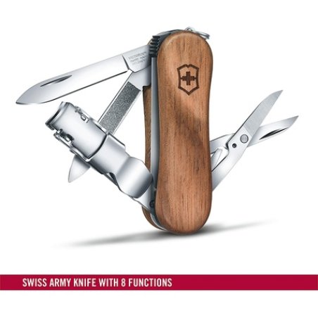Victorinox Nail Clipper Standard Walnut Wood