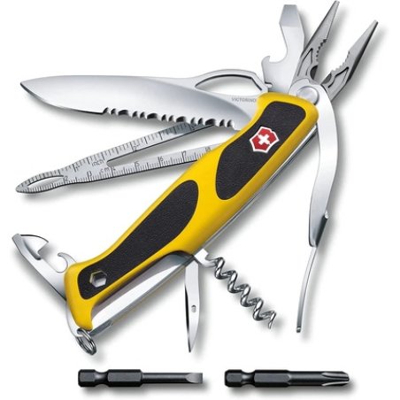 Victorinox Pocket Knife Ranger Boatsman Mw Grip 130mm Yellow/Black 22