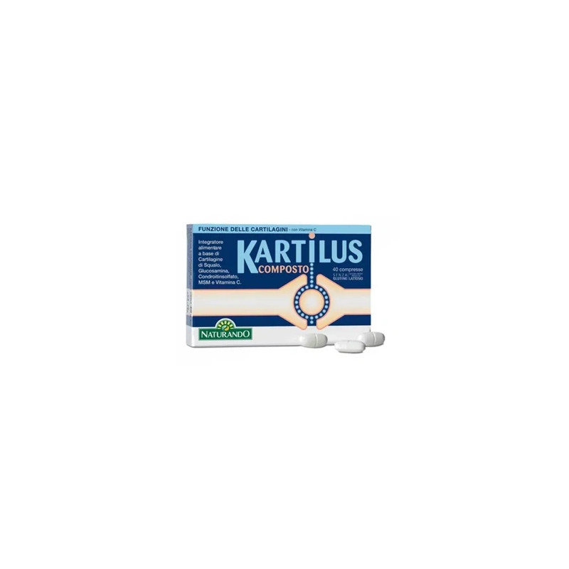 Naturando Kartilus Dietary Supplement For Cartilage Function 40 Tablets