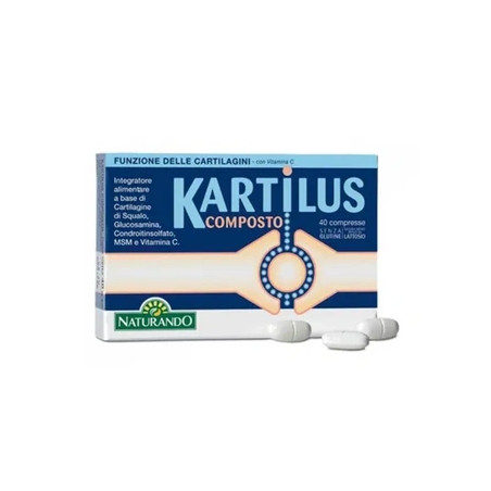 Naturando Kartilus Dietary Supplement For Cartilage Function 40 Tablets