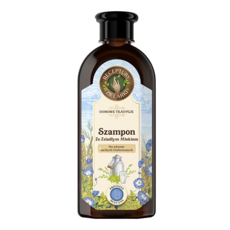 Herbalist Recipes Shampoo With Sour Milk Strengthening And Protective 350 Ml