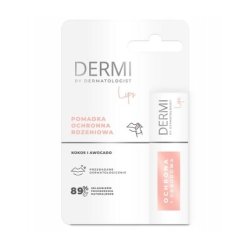 DERMI Lips Pomadka ochronna rdzeniowa Avocado & Kokos 4 4g