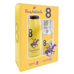 Beverly Hills Polo Club Woman Eight Eau De Parfum Spray 100ml Deodorant Spray 150ml