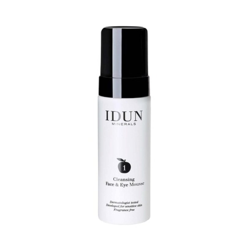 Idun Minerals Cleansing Face and Eye Mousse Delicate Foam-Based Mild Wash 5.07 Oz