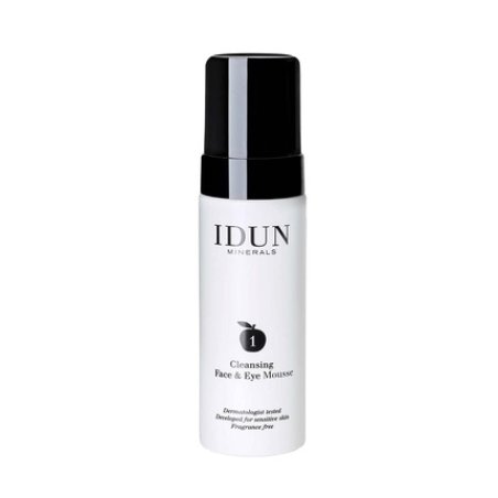 Idun Minerals Cleansing Face and Eye Mousse Delicate Foam-Based Mild Wash 5.07 Oz