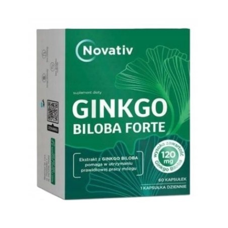 Novativ Ginkgo Biloba Forte 60 Capsules