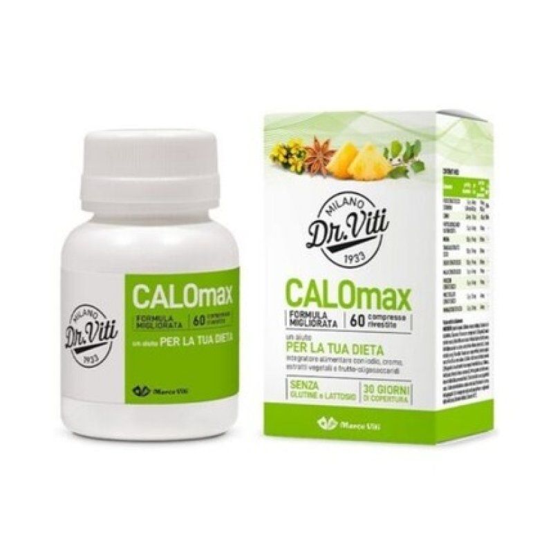 Marco Viti Calomax Improved Formula Fat Burners Supplement 60 Tablets